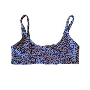 Skatie Small Swim Top Bikini Leopard Animal Print